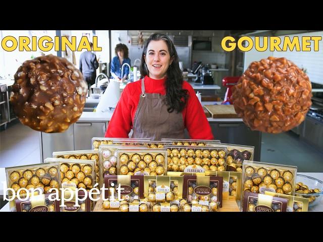 Pastry Chef Attempts to Make Gourmet Ferrero Rocher | Gourmet Makes | Bon Appétit