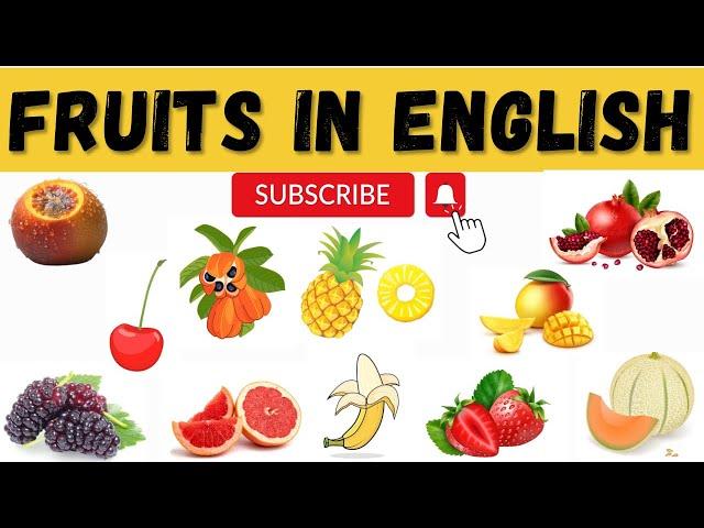 Common name of fruits in English || English Listening and Speaking Practice || English Learning