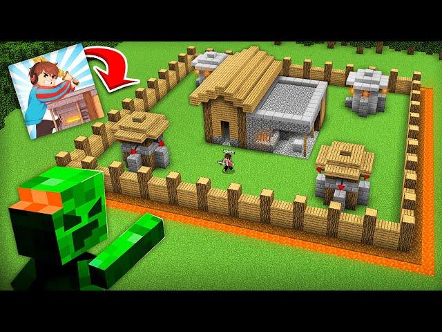 ЗАЩИТИЛ КУЗНИЦУ В МАЙНКРАФТЕ КАК В СВОЕЙ ИГРЕ НА ТЕЛЕФОН | Компот Minecraft Forge Defence