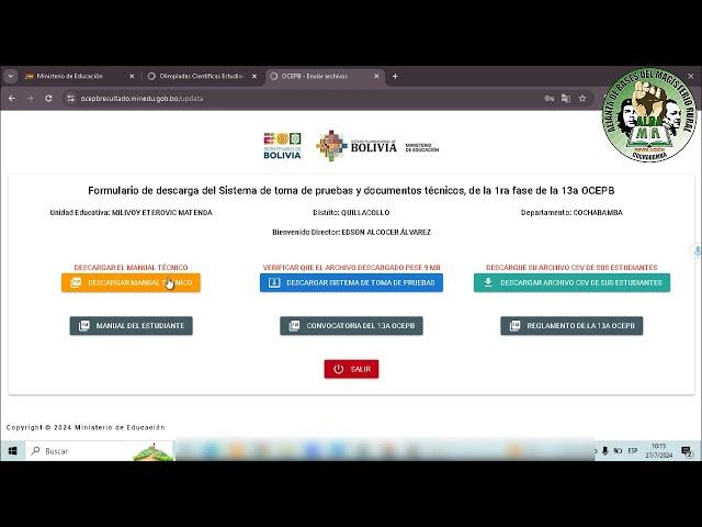 Tutorial Olimpiadas Científicas 2024 Bolivia