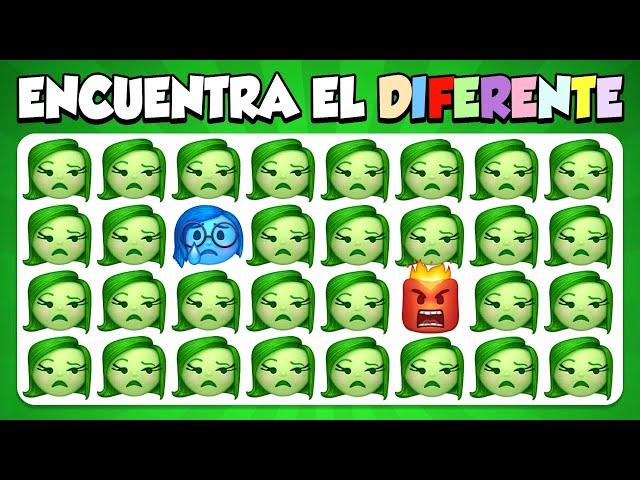 Encuentra el Emoji Diferente INTENSAMENTE 2  Quiz de la Película Intensamente 2