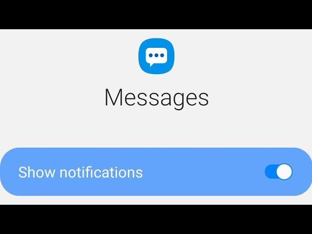 samsung a50, a51 message notification not working