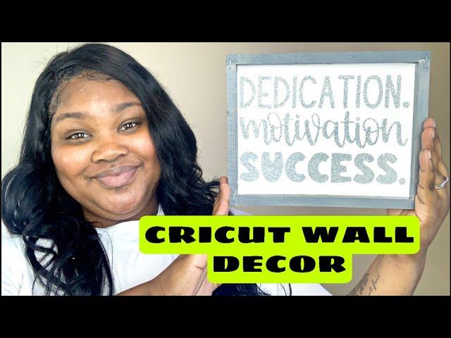 Using my Cricut Machine to make Wall Decor | DIY | ALL THINGS NAISA