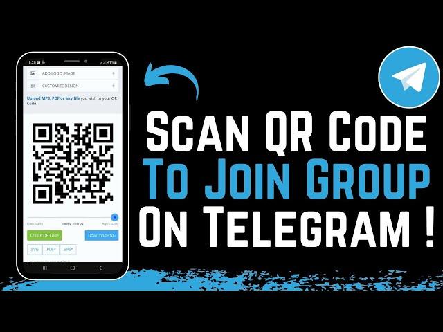 How to Scan QR Code in Telegram to Join Group