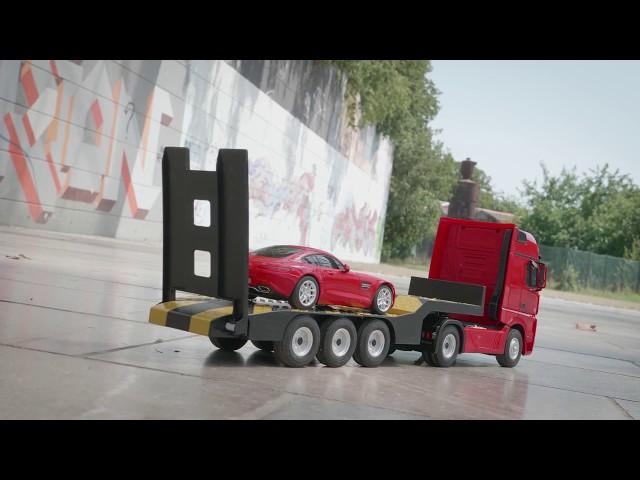 Camion télécommandé - voiture télécommandée - Mercedes Actros + AMG - Mondo Motors - échelle 1:26ème