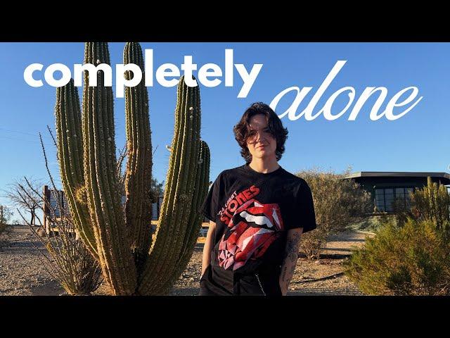 my peaceful solo trip in the desert: creative projects, long runs, and alone time