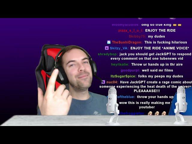 Ask AI literally anything (JacksFilms' twitch stream, Jun 14th 2023)