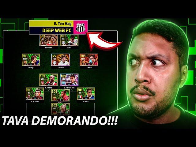 ENFRENTEI O DEEP WEB COM TIME CHEIO DE BIG TIME, EPIC E SHOW TIME !!! - EFOOTBALL 2024 DREAM TEAM