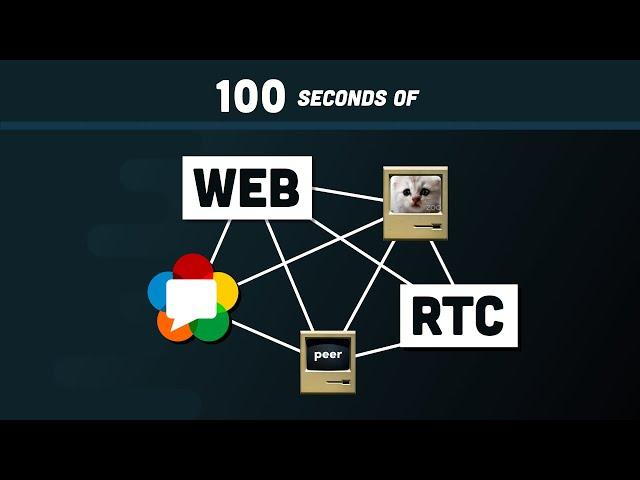 WebRTC in 100 Seconds // Build a Video Chat app from Scratch