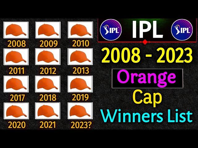 IPL Orange Cap Winners List From 2008 - 2022 | Orange Cap Winners All Seasons of IPL | Most Runs |