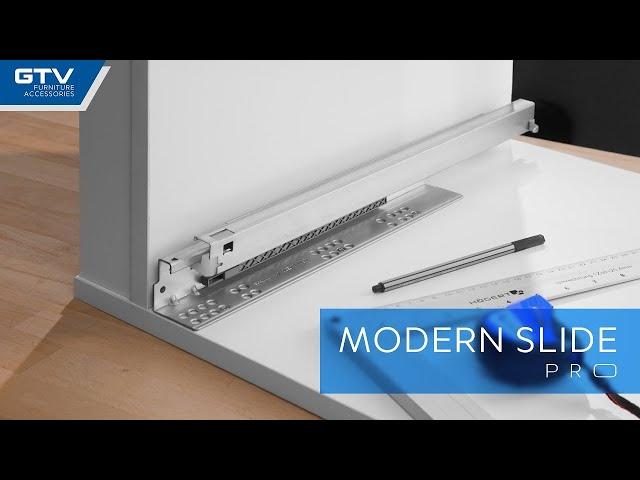 Направляющая Modern Slide Pro - push to open и soft close