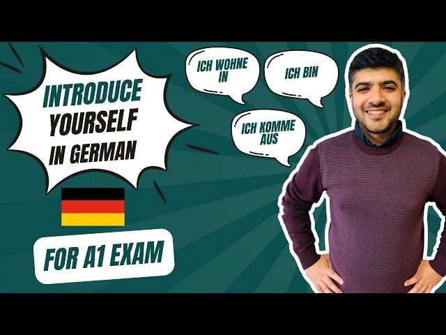 How to Introduce Yourself in German | For Beginners | A1 Exam