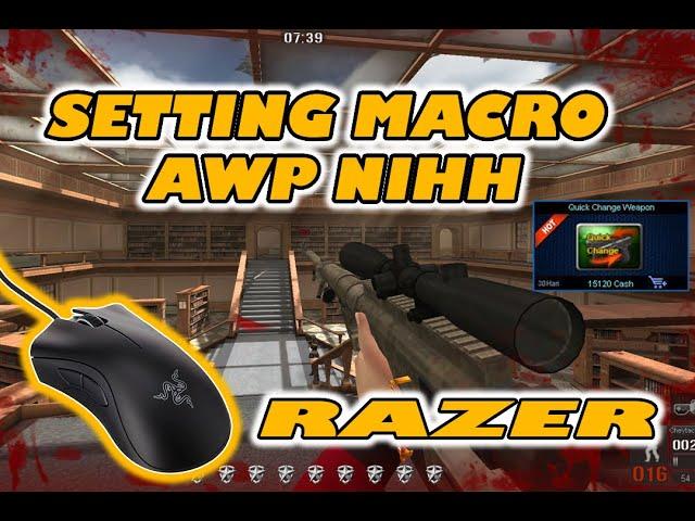 SETTING MOUSE MACRO RAZER AWP!!! BARETSKUL + QC || POINT BLANK INDONESIA 2023