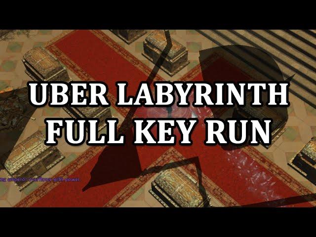 Path of Exile: Uber Labyrinth Full Key Run Commentary (Endgame Labyrinth Gameplay)