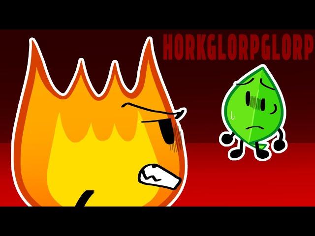 HORKGLORPGLOOP || BFDI firey and leafy animation