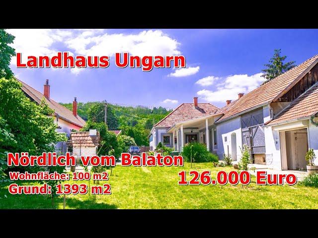 LANDHAUS UNGARN NÖRDLICH VOM BALATON  126.000 EURO