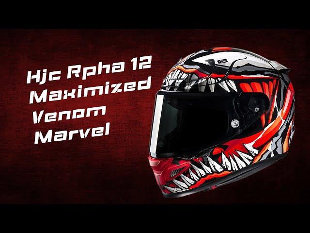 Hjc Rpha 12 Maximized Venom Marvel