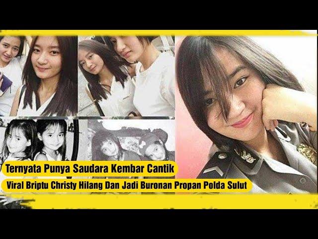 Viral Briptu Christy Hilang & Jadi Buronan Propam Polda Sulut, Ternyata Punya Saudara Kembar Cantik