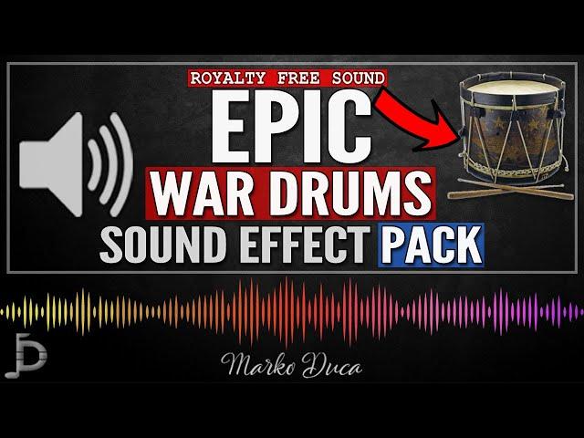 Cinematic War Drums Pack | Royalty Free Sound Effects