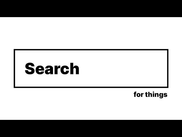 Search Forms & Result Pages