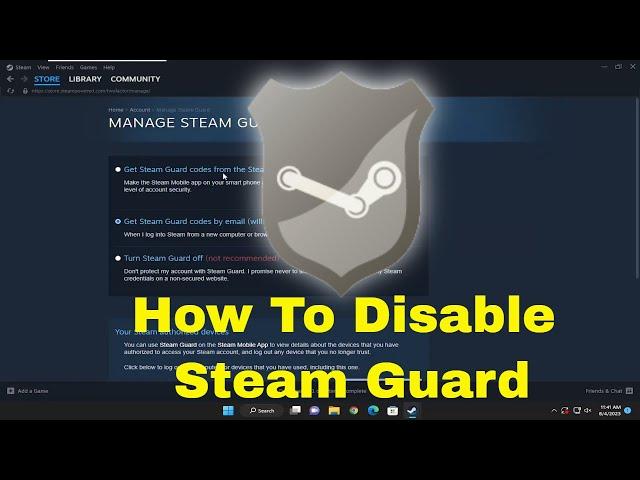 How to Disable Steam Guard in Steam [Guide]