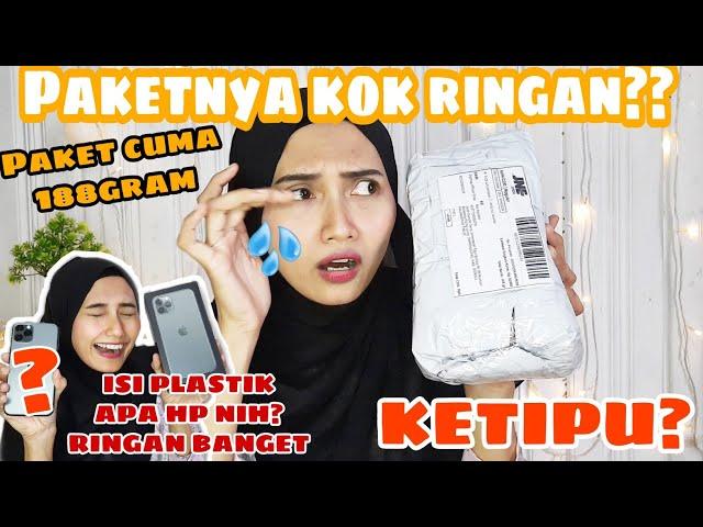 BELI IPHONE 11 PRO TERMURAH DI SHOPEE - KETIPU GAK YA?? Kok Ringan??? - UNBOXING TERHEBOH