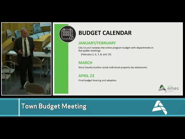 City of Ames | Town Hall Budget Meeting | Nov. 2, 2023