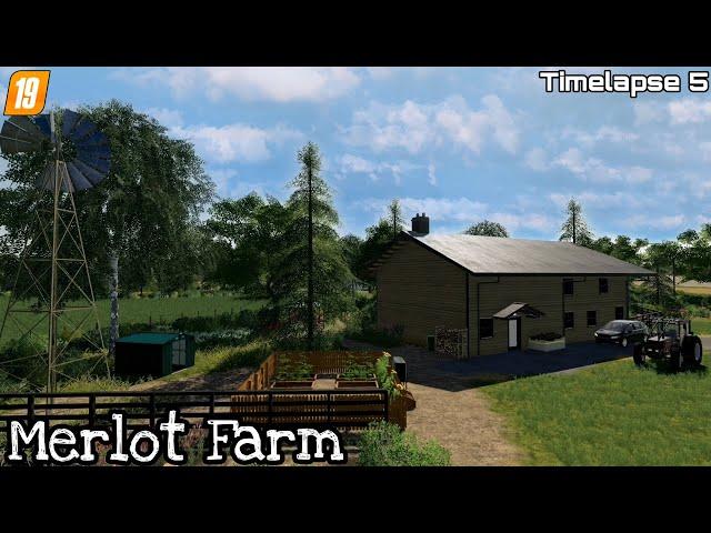 Building The New Farmhouse | Merlot Farm | [ FS19 ] Timelapse #05