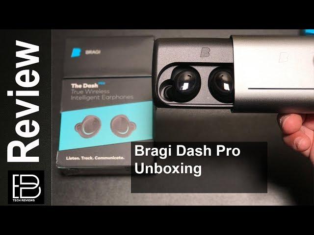 NEW 2017 Bragi Dash Pro Unboxing Headphone that track fitness and translate languages in real time