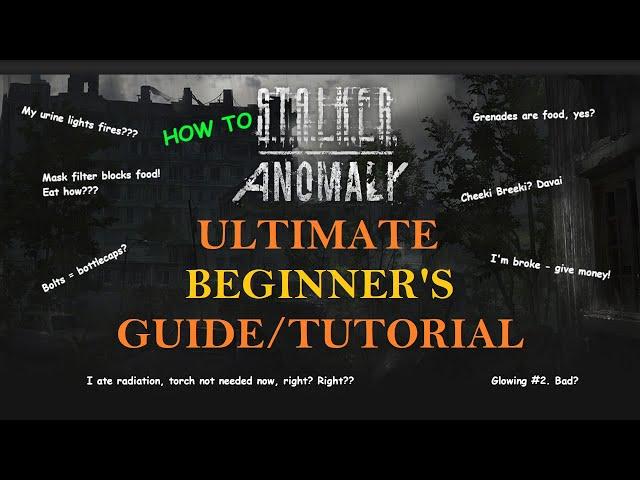 Stalker Anomaly - Ultimate Beginner's Guide/Tutorial