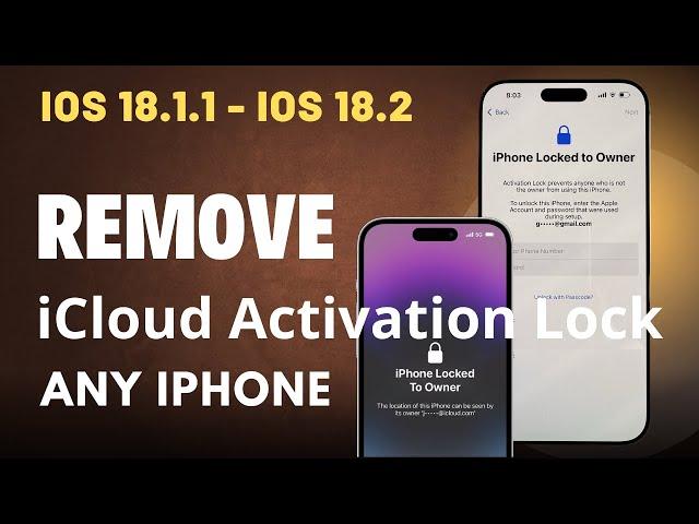 (iOS 18.1.1&iOS 18.2) i-Ultra 2024 Software PERMANENT Remove iCloud ID Activation Lock - New Method