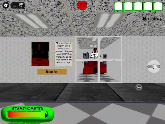 My creation in Baldi’s basics maker 2 NPC museum￼ #bbm2