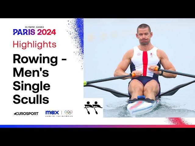 Men's Single Sculls | Heat 6 Race Highlights | Paris 2024 Olympics | #Paris2024 #Olympics