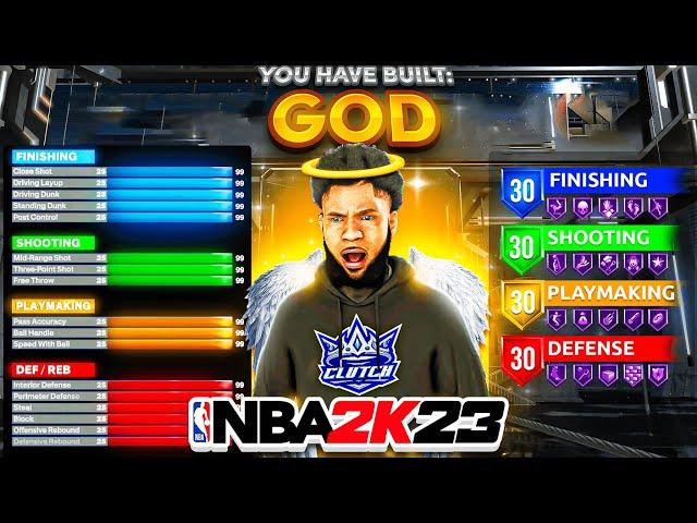 *NEW* GAME-BREAKING BUILD is a GOD in NBA 2K23! *INSANE* 2-WAY INSIDE-OUT CREATOR BUILD in NBA2K23!