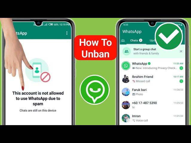 How To Fix this account is not allowed to use Whatsapp Due to Spam (2023)