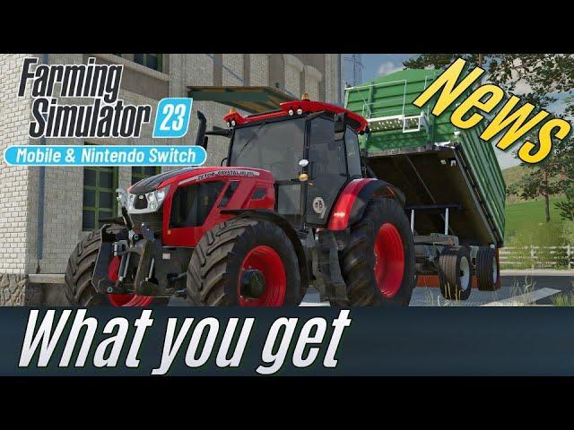 FS23 News: What you'll get: Mobile Version vs. Nintendo Switch