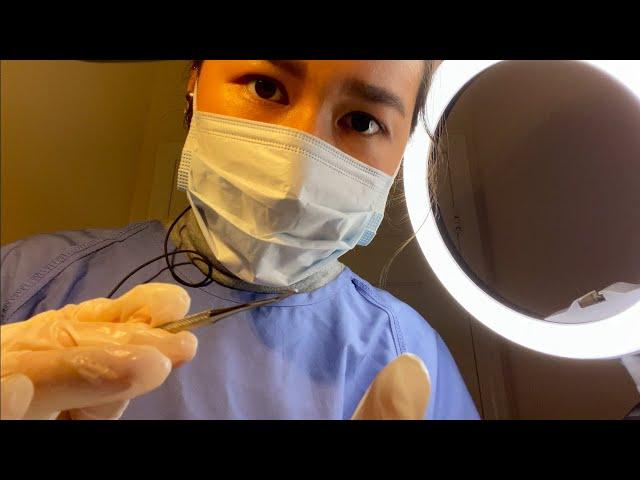 [ASMR] Dentist Roleplay Soft Spoken (Gloves, Teeth Cleaning, Scraping, & Personal Attention)