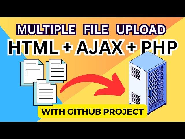 Upload Multiple Files in PHP Using AJAX (Easiest Method)