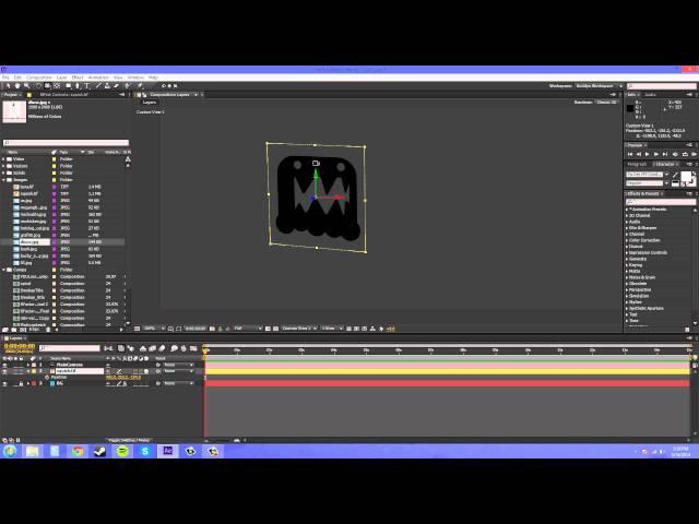 After Effects CS6 Tutorial - 73 - 3D Axis Modes