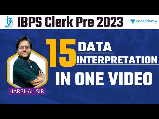 IBPS Clerk 2023 | Data Interpretation | IBPS Clerk Data Interpretation | DI | Quant By Harshal Sir