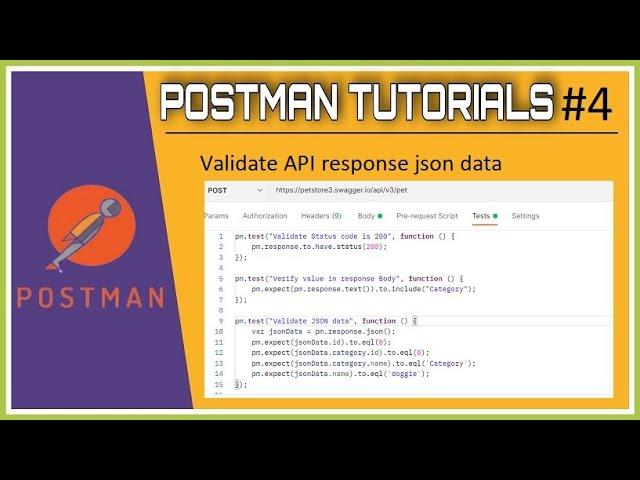 #Tutorials 4 || Postman || Validation response details