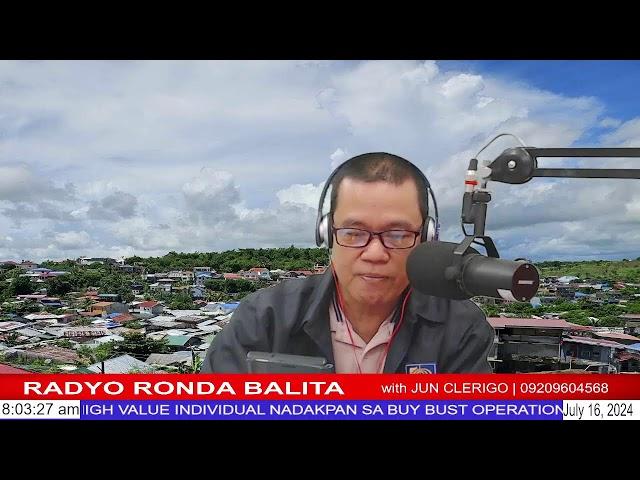 RADYO RONDA BALITA with: JUN CLERIGO @ DXKS Surigao  JULY 16, 2024