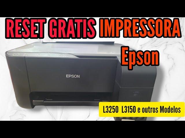 Como Fazer O Reset da Impressora Epson L3250 L3150 e outros Modelos