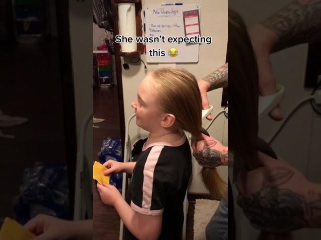 Shocked My Daughter Cutting her Hair