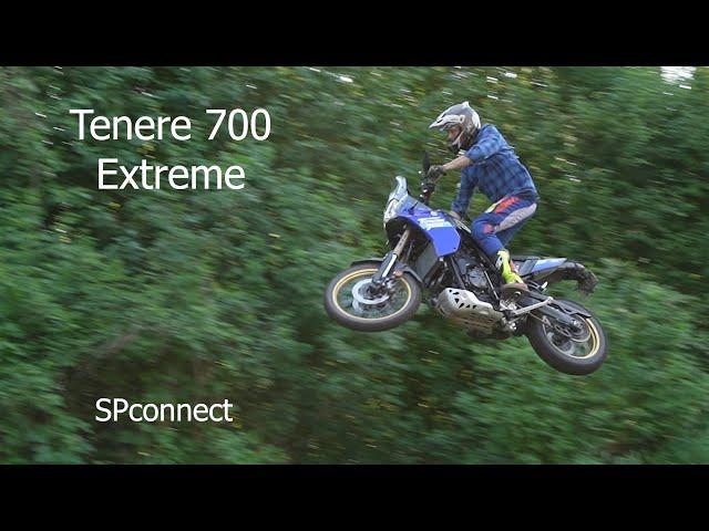 Yamaha Tenere 700 Extreme jump | SPconnect test