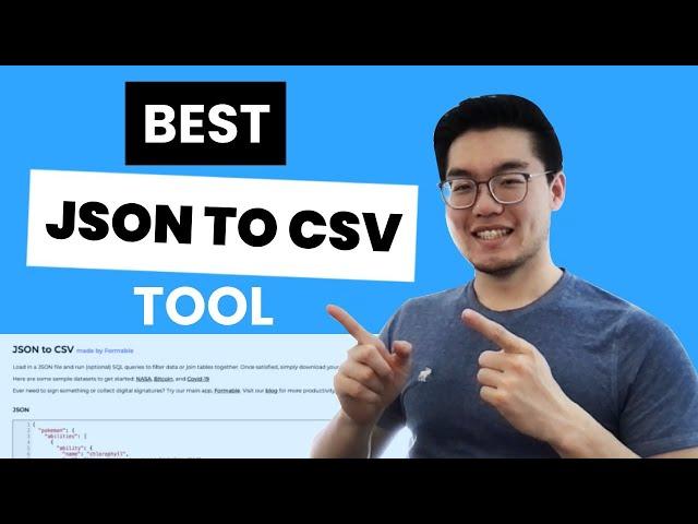 How to Convert JSON to CSV in Minutes (Bonus Trick at End)