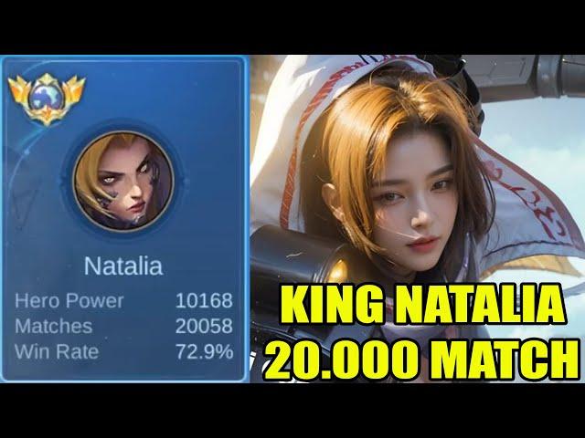 Ilmu mahal Raja Natalia 20.000 match jadi jungler meta terbaru di mobile legends