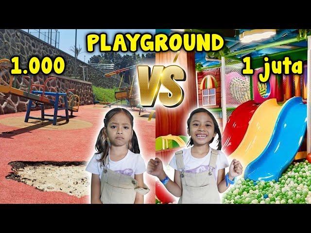 KITA NYOBA MAIN DI PLAYGROUND MURAH VS PLAYGROUND MAHAL!! TERNYATA GINI RASANYA!!