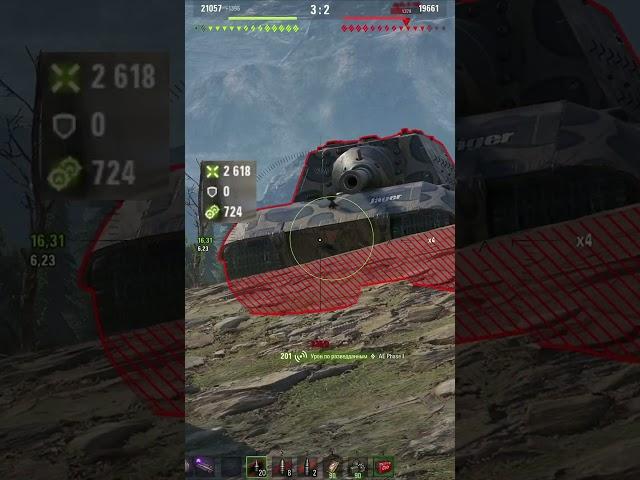 T30 - 8748 damage #wot #tiktok #shorts