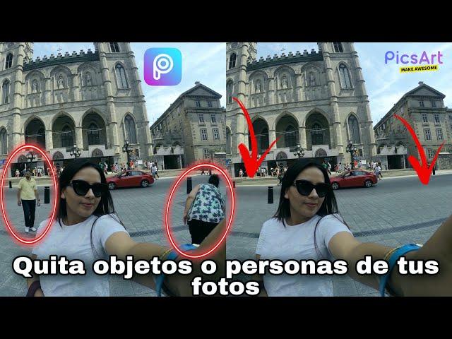 TUTORIAL: COMO QUITAR OBJETOS O PERSONAS DE TUS FOTOS -- PICSART